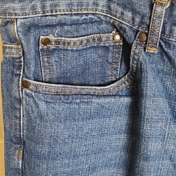 Chaps Blue Relaxed Fit Denim Jeans Everyday Comfort - Picture 11 of 13